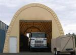 26'Wx70'Lx21'8"H fabric building structure